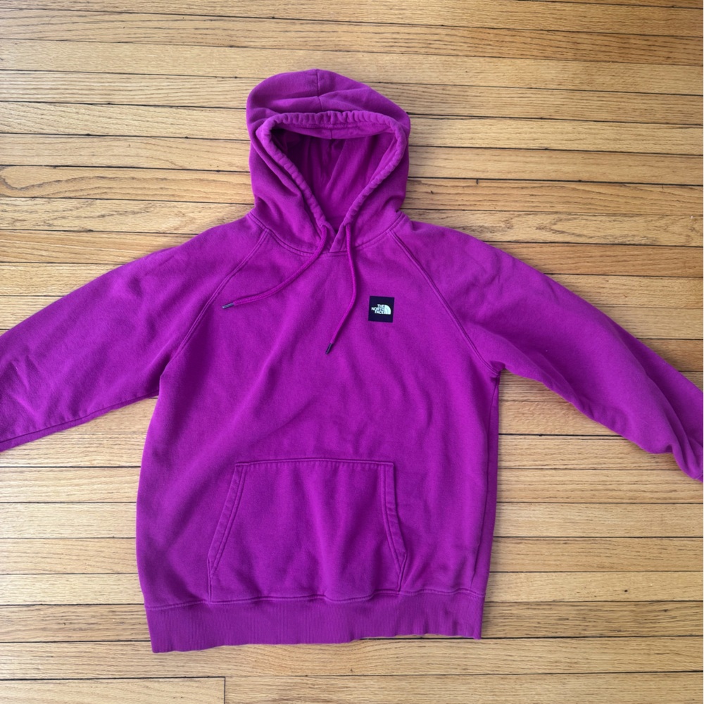 Women’s North Face Hoodie - Purple/Pink - Size L